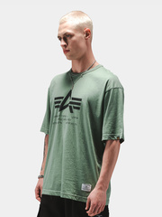 Футболка Alpha Industries Relaxed Coordinates Tee Moss (Зеленый)