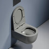 Ceramica Nova Modena CN6063MH Подвесной унитаз c ультра тонким сидением и крышкой с функцией плавного закрытия, цвет: серый