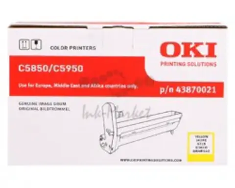 OKI C5850/C5950 Drum-unit yellow (желтый) (43870021)