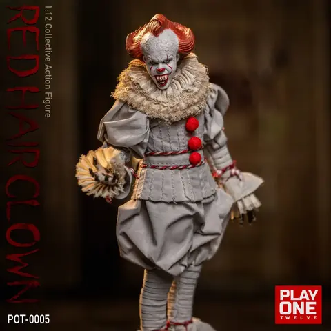 Фигурка Пеннивайз Клоун с рыжими волосами 1/12 Play One Twelve