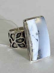 Агат П (кольцо из серебра )