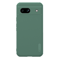 Усиленный чехол зеленого цвета (Deep Green) от Nillkin для Google Pixel 8A, серия Super Frosted Shield Pro