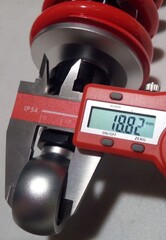 Амортизатор 280 мм для Yamaha XJ6 S/N Diversion 2009-2015 / Красный