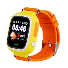 Детские часы Smart Baby Watch Q80 (Q90, GW 100) с GPS-трекером оранжевые