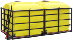 Кассета транспортная с пластиковой емкостью STERH 2xSQ 6000 12000 л.(4160x2150x1950см;красный) - арт.552013