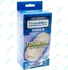 Белый мастурбатор TOOL BOX от TITANMEN