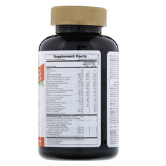 Nature's Plus, Источник жизни, Золотое шествие животных, Жевательный комплекс мультивитаминов и минералов для детей с натуральным вкусом апельсина, 120 животных