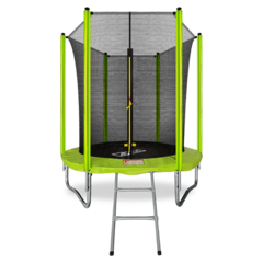 ARLAND Батут 6FT с внутренней страховочной сеткой и лестницей (Light green)