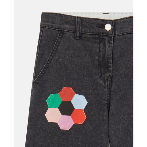 Джинсы Stella McCartney Kids Hexagon Flared