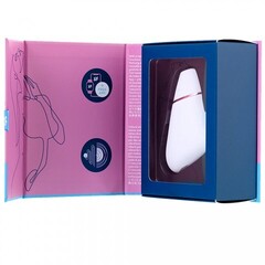 Вакуумный клиторальный стимулятор с вибрацией Satisfyer Love triangle white