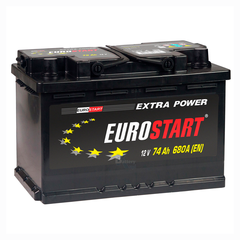 Аккумулятор EUROSTART Extra Power (74Ah, 680A, L+) EU741