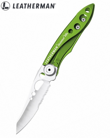 Нож перочинный Leatherman Skeletool Kbx 89 mm, зеленый, кробка картонная (832384)