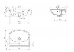 РАКОВИНА ERICA 60