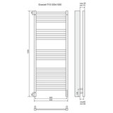 Полотенцесушитель электрический Terminus Енисей П15 500x1300, sensor quick touch