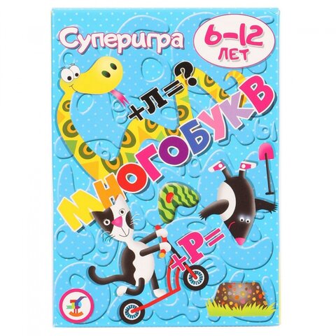 НашаИгрушка/Настольные игры/Карточные//Игра Многобукв/89494