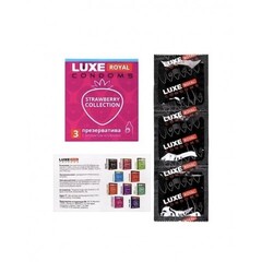 Презервативы LUXE ROYAL Strawberry Collection (3 шт.)