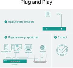 TP-Link TL-SX105 5-портовый настольный коммутатор 10 Гбит/с