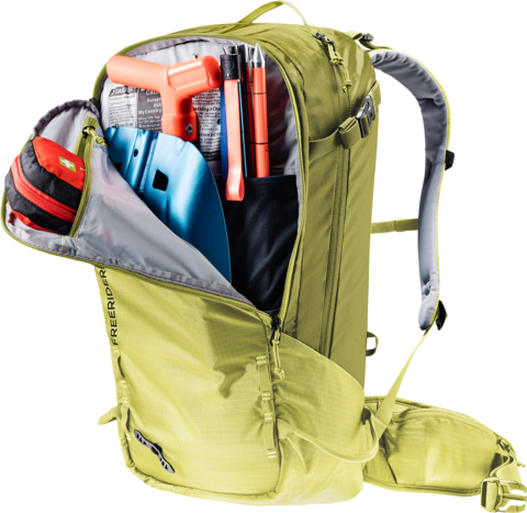 Картинка рюкзак для сноуборда Deuter Freerider 30 Sprout/Cactus - 7