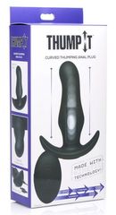 Черная анальная вибропробка Kinetic Thumping 7X Prostate Anal Plug - 13,3 см. - 