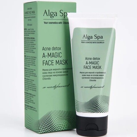 Маска для жирной и проблемной кожи Acne detox 75 мл | Alga Spa