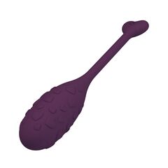 Фиолетовое виброяйцо Fisherman с управлением через приложение - 