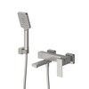 Cezares SLIDER-VD-GM SLIDER-VD-GM Смеситель для ванны и душа однорычажный в комплекте с ручным душем, шлангом и держателем, оружейная сталь