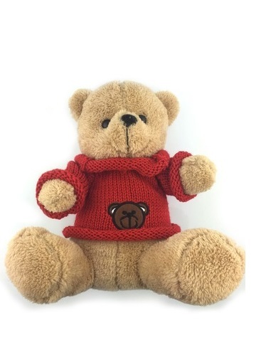 Teddy Bear Red Sweater Plush