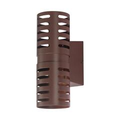 Уличный настенный светодиодный светильник Novotech 359539 STREET NT25 000 коричневый IP65 LED 2*5W 3000К 100-240V NETZ