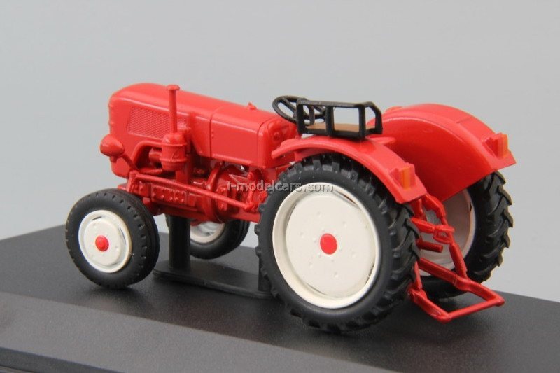 Tractor histórico 1958 conducción d 177 rojo 1:43 by Ixo for Hachette metal 