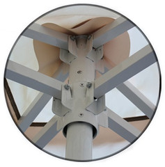 Зонт квадратный Митек 3х3 (4 спицы)