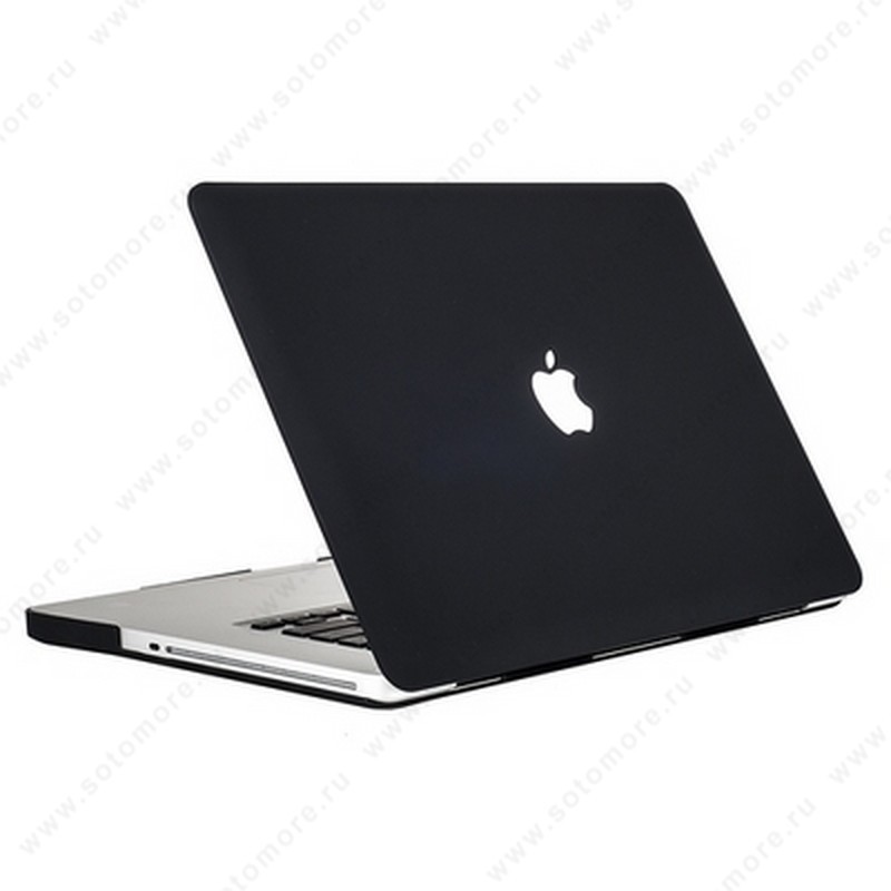 Накладка пластиковая для Macbook Air 13 2013 глянцевая черный