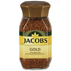 Кофе растворимый Jacobs Gold 95 г (стекло)