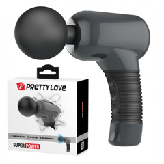 Универсальный вибромассажер Super power 7 режимов вибрации (серо-черный)