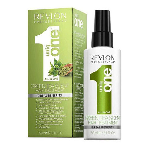 Revlon Uniq One Green Tea Scent Hair Treatment - Несмываемая маска-спрей для ухода за волосами с ароматом зеленого