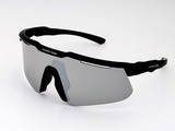 Комплект лыжные очки Victory code Extreme Black/Silver + линза Оранжево-красная