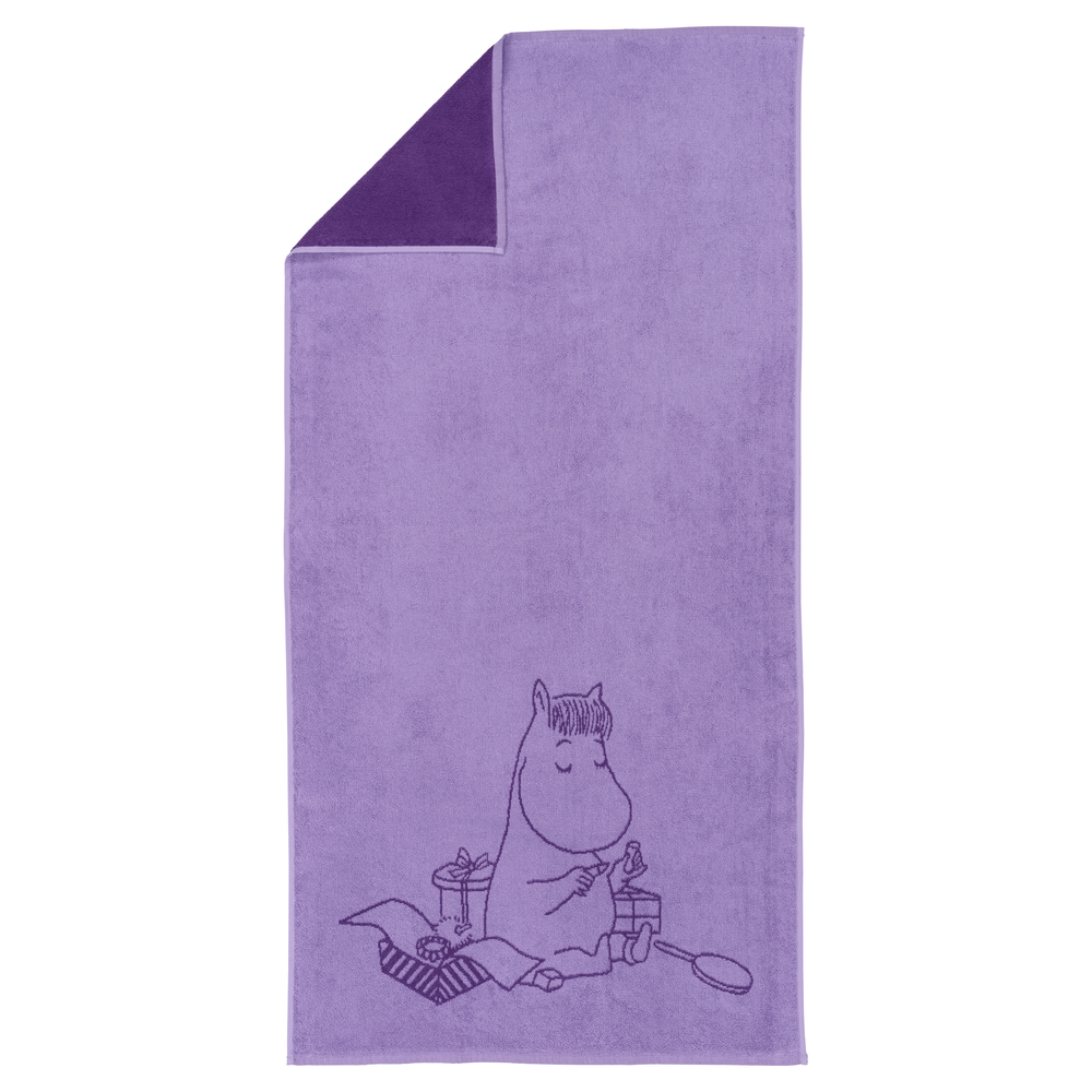 Полотенце банное Moomin Фрекен Снорк purple 70х140 см
