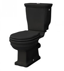 ArtCeram Hermitage HEV004 03 00 Унитаз, Artceram, Hermitage, традиционный (с закрытым смывным краем), тип установки-напольный, ширина, мм-360, глубина, мм-710, высота, мм-420, форма чаши-овальная, выпуск-горизонтальный, материал-керамика, бачок-необх фото