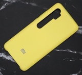 Силиконовый чехол Silicone Cover для Xiaomi Mi Note 10 Pro (Желтый)