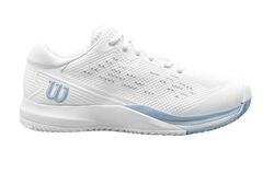 Женские теннисные кроссовки Wilson Rush Pro Ace W - white/white/baby blue