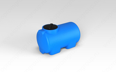 Ёмкость пластиковая пищевая ЭкоПром H 300 л. горизонтальная (60x112x68см;серый) - арт.555214