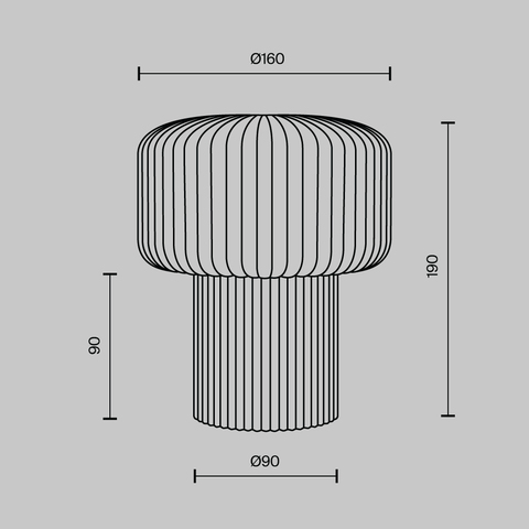 Настольная лампа Maytoni Omaggio MOD404TL-01BG