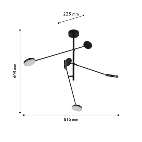 Подвесной светодиодный светильник Favourite Vorago 4572-3C