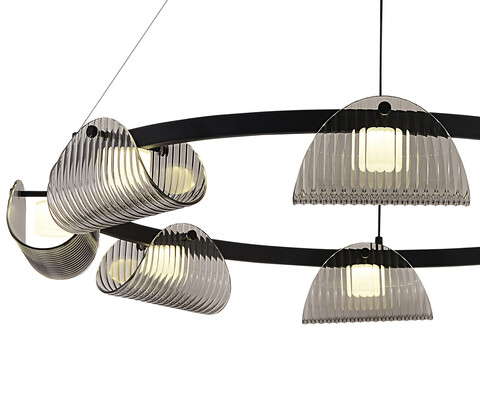 Подвесная светодиодная люстра Kink Light Каспи 08447-8A,19(16)