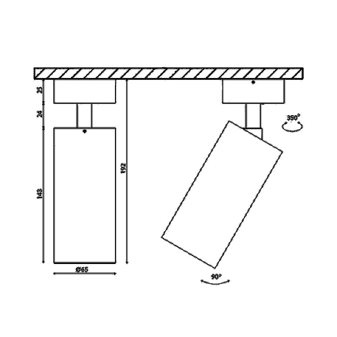 Основание для светильника SWG VL-M3-BL 003417