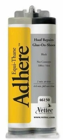 Клей для копыт VETTEC ADHERE, 210 мл (черный)