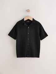 Кардиган с коротким рукавом для мальчика Next AA8-964, Черный