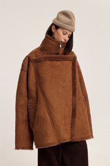 Дубленка с планкой