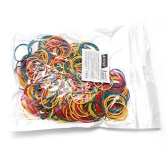 
          Резинки для денег банковские 25 мм, Alingar, 100 гр, цветные, зип - пакет, европодвес