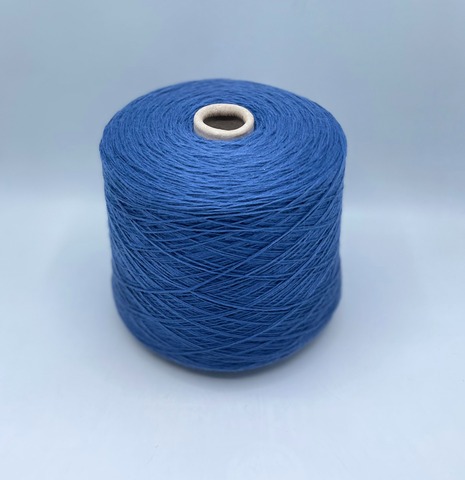Бобинная пряжа, Toscano, 5/18 360м, 100% Меринос,Синий бриллиант,37080