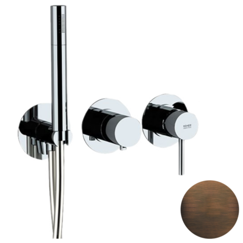 Remer X97D2PWBBR Смеситель для душа Remer X Style X97D2PWBBR, бронза масляная